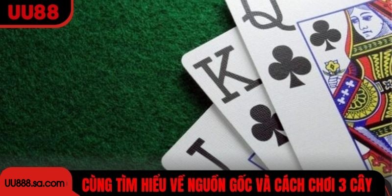 Cùng tìm hiểu về nguồn gốc và cách chơi 3 cây chính xác nhất