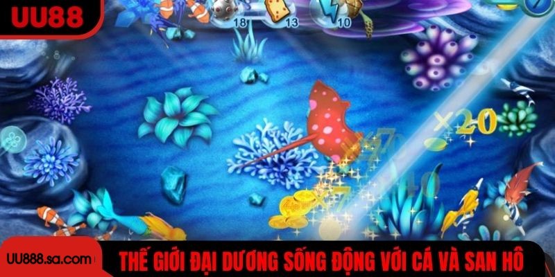 Thế giới đại dương sống động với cá và san hô rực rỡ