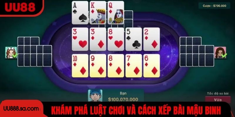 Khám phá luật chơi và cách xếp bài Mậu Binh UU88