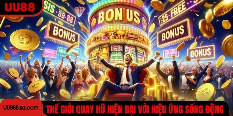 Thế giới quay hũ hiện đại với hiệu ứng sống động tại UU88